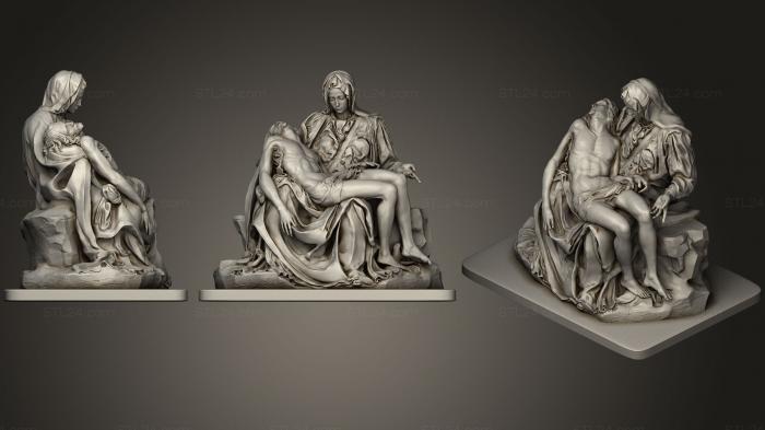 Статуи античные и исторические (Пьета, STKA_1464) 3D модель для ЧПУ станка